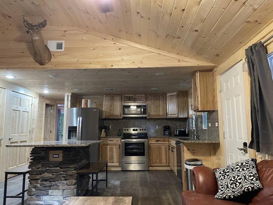 Creekside 3 Bedroom 2 Bath Cabin On Private Creek 班纳埃尔克 外观 照片