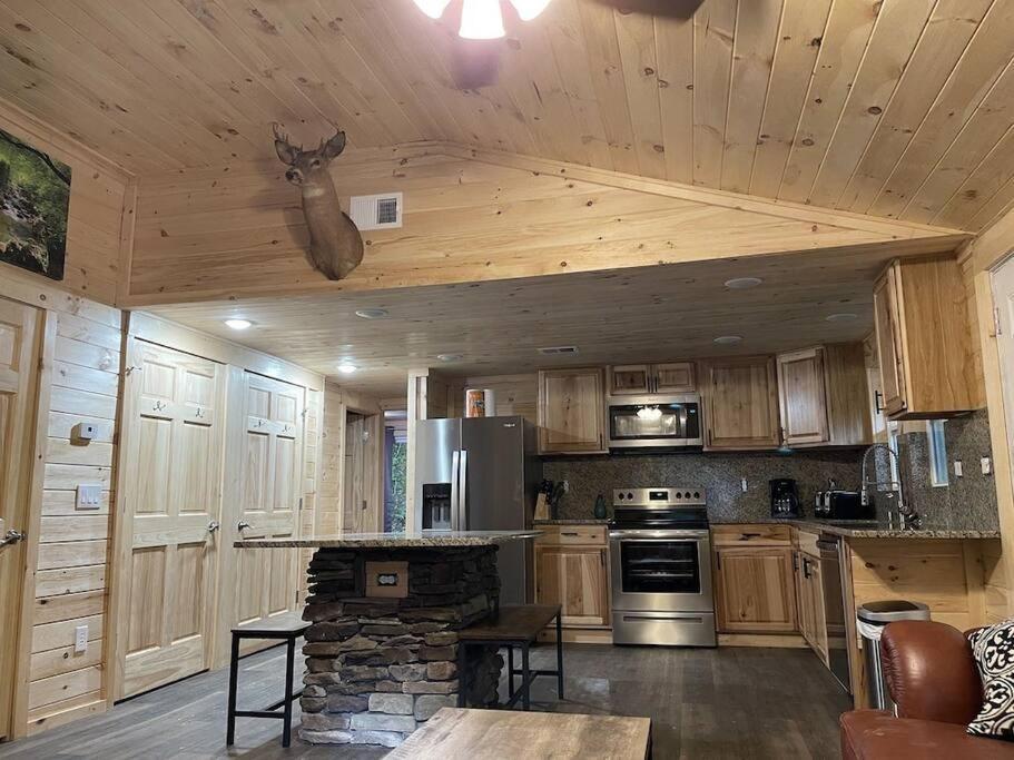 Creekside 3 Bedroom 2 Bath Cabin On Private Creek 班纳埃尔克 外观 照片